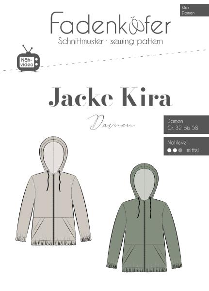 Fadenkäfer Papierschnittmuster Jacke Kira Damen